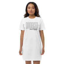 Load image into Gallery viewer, The Divorced & Happy Organic Cotton Pajama T-shirt Dress