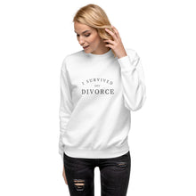 Load image into Gallery viewer, The I Survived Divorce Fleece Pullover Sweatshirt