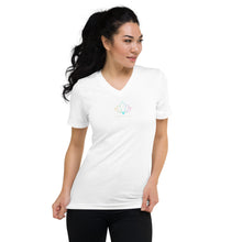 Load image into Gallery viewer, The Namaste Divorcée V-Neck Divorce T-Shirt