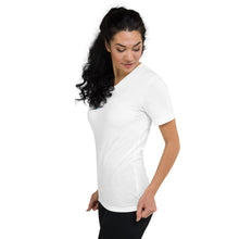 Load image into Gallery viewer, The Namaste Divorcée V-Neck Divorce T-Shirt