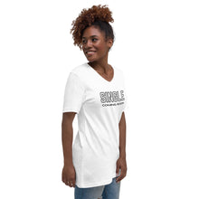 Load image into Gallery viewer, The Coming Soon V-Neck Divorce T-Shirt