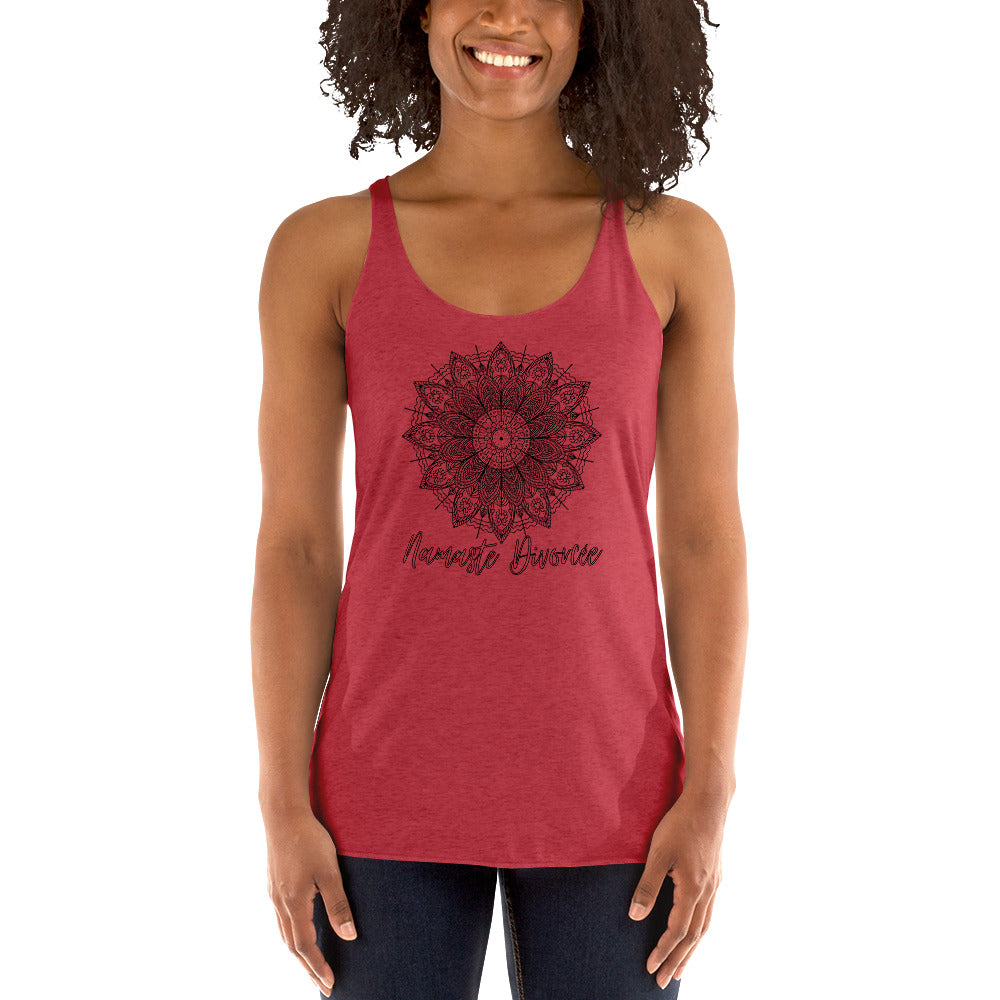 The Namaste Mandala Women's Racerback Tank Top